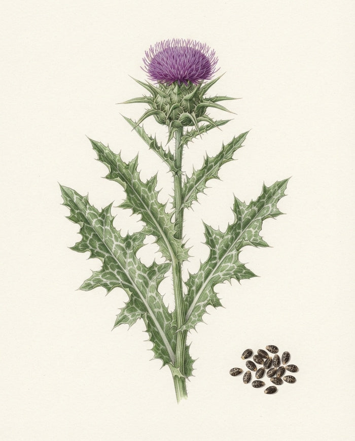 Milk thistle, Silybum marianum